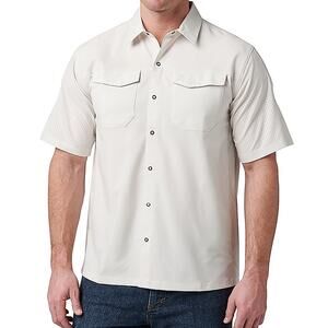511 Tactical Freedom Flex Shirt Mens M Silver Birch Short Sleeve Wicking Active
